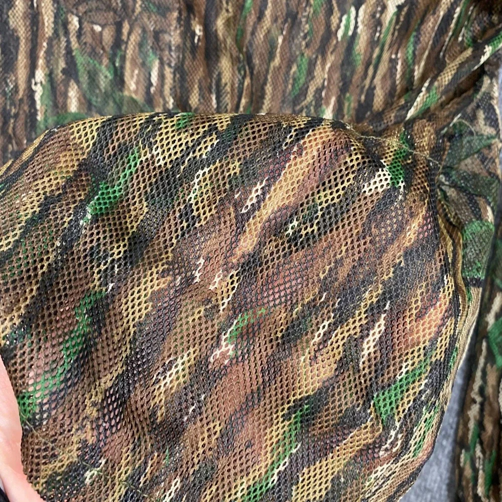 Rattlers Brand Mens Realtree Camo Mesh Hunting Jacket Full Zip Made in USA XL
